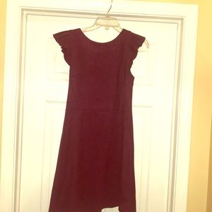 Suede dress